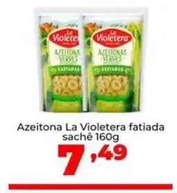 Azeitona La Violetera fatiada sache