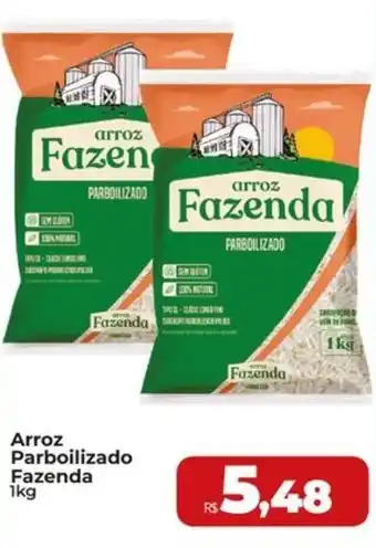 Rebouças Supermercados Arroz Parboilizado Fazenda oferta