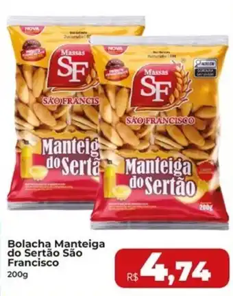 Rebouças Supermercados Bolacha Manteiga do Sertão São Francisco oferta