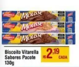 Max Atacadista Biscoito Vitarella Sabores Pacote oferta