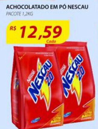 Assaí Atacadista Achocolatado Em po Nescau 1.2kg oferta