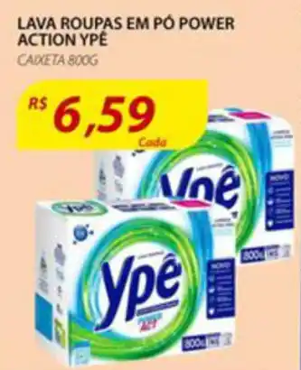 Assaí Atacadista Lava roupas em po Power Action Ype 800g oferta