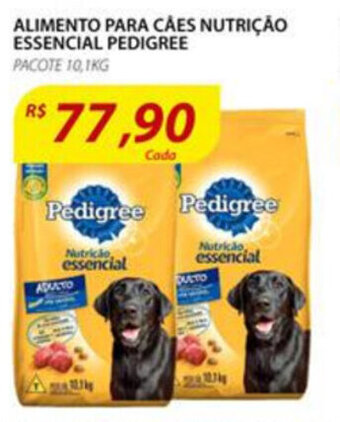 Assaí Atacadista Alimento Para Caes Nutricao Essencial Pedigree 10.1kg oferta