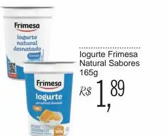 Festval Iogurte Frimesa Natural Sabores 165g oferta