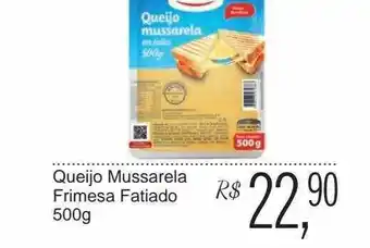 Festval Queijo Mussarela Frimesa Fatiado 500g oferta