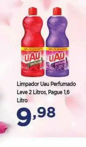 Apoio Mineiro Limpador Uau Perfumado Leve 2L Pague 1.6L oferta