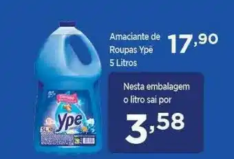 Apoio Mineiro Amaciante De Roupas Ypê 5L oferta