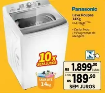 Deltasul Panasonic Lava Roupas 14kg oferta