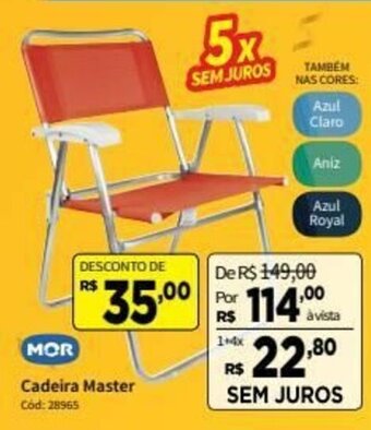 Deltasul Cadeira Master oferta