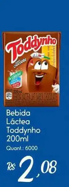 Giassi Supermercados Bebida Láctea Toddynho 200ml oferta