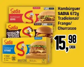 Rede Economia Hambúrguer SADIA oferta