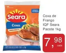 Mineirão Atacarejo Coxa de Frango IQF Seara Pacote oferta