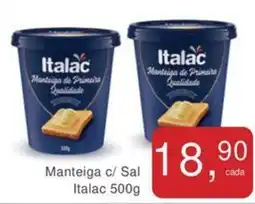 Mineirão Atacarejo Manteiga c/ Sal Italac oferta