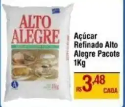 Açúcar Refinado Alto Alegre Pacote