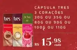 Empório Bahamas Cápsula tres 3 corações oferta