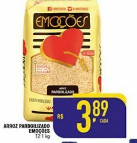Mercantil Rodrigues Arroz parboilizado emoções oferta