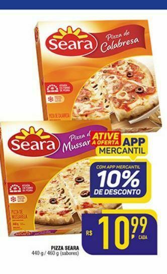 Mercantil Rodrigues Pizza seara oferta