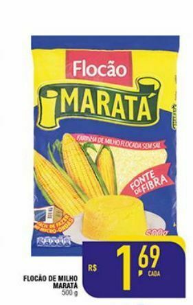 Mercantil Rodrigues Flocão de milho marata oferta