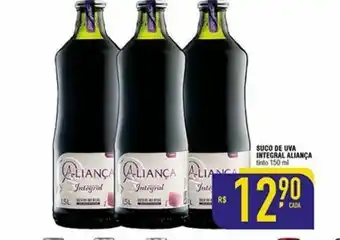 Suco de uva integral aliança