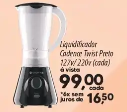 Liquidificador Cadence Twist Preto