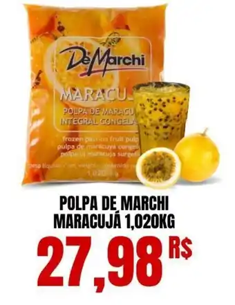 Mercadão Atacadista Polpa de marchi maracujá oferta