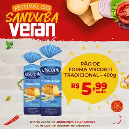 Pão de forma visconti tradicional