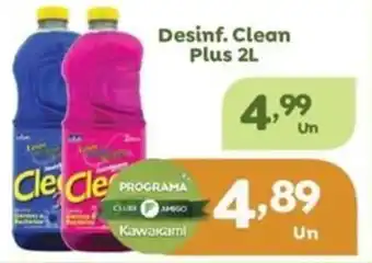 Supermercados Kawakami Desinf. Clean Plus oferta