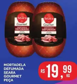 Atacadão Dia a Dia Mortadela defumada seara gourmet peça oferta