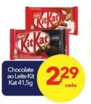Lopes Supermercados Chocolate ou Leite Kit Kat 41.5g oferta