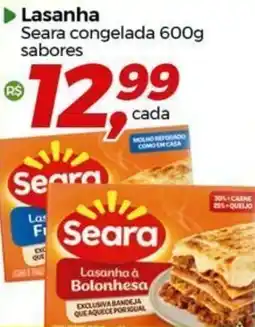 Frangolândia Lasanha Seara congelada sabores oferta