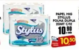 Higa's Supermercado Papel hig styllus folha dupla 20mt c/12 oferta