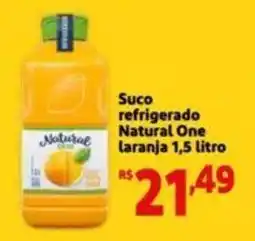 Extra Supermercado Suco refrigerado Natural One Laranja oferta