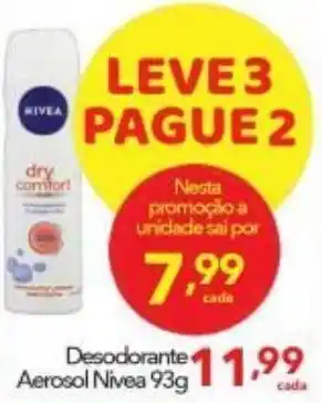 Lopes Supermercados Desodorante Aerosol Nivea 93g oferta