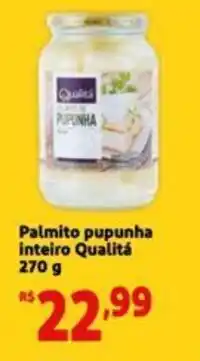 Extra Supermercado Palmito pupunha inteiro Qualitá oferta