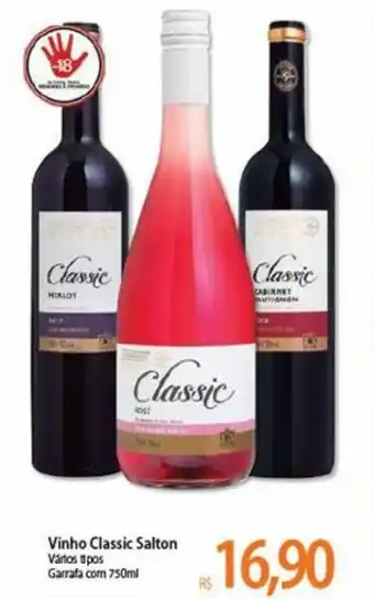 Atacadão Vinho Classic Salton 750ml oferta