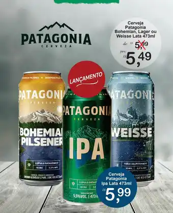 Festval Cerveja Patagonia Bohemian Lager Ou Weisse Lata 473ml oferta