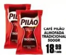 Café pilão almofada tradicional