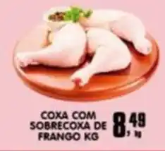 Higa's Supermercado Coxa com sobrecoxa de frango oferta