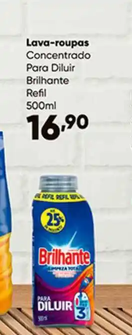 Zaffari Lava-roupas Concentrado Brilhante Refil 500ml oferta