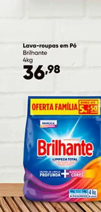 Lava-roupas Em Pó Brilhante 4kg