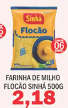 Farinha de milho flocão sinha
