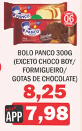 Supermercados Mendonça Bolo Panco oferta