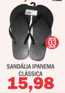 Supermercados Mendonça Sandália ipanema clássica oferta