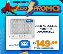 DB Supermercados Cond Ar Consul 7500BTUS CCB07FBANA oferta