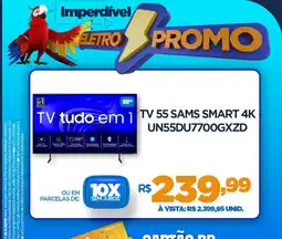 DB Supermercados Tv 55 sams smart 4k UN55DU7700GXZD oferta