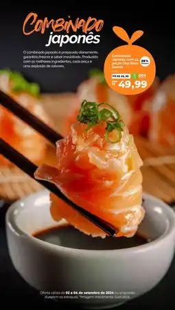 Oba Hortifruti Combinado Japonês com 24 peças Oba Bem Querer oferta