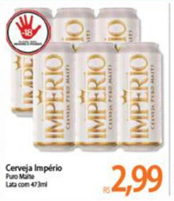 Atacadão Cerveja Imperio 473ml oferta