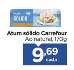 Carrefour Atum sólido Carrefour Ao natural, oferta