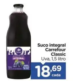 Carrefour Suco integral Carrefour Classic oferta