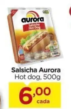 Carrefour Salsicha Aurora Hot dog, oferta